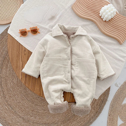 Unisex Long Sleeve Cotton Jumpsuit