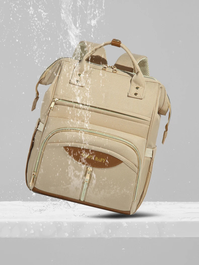 Multifunctional Waterproof Backpack Diaper Bag