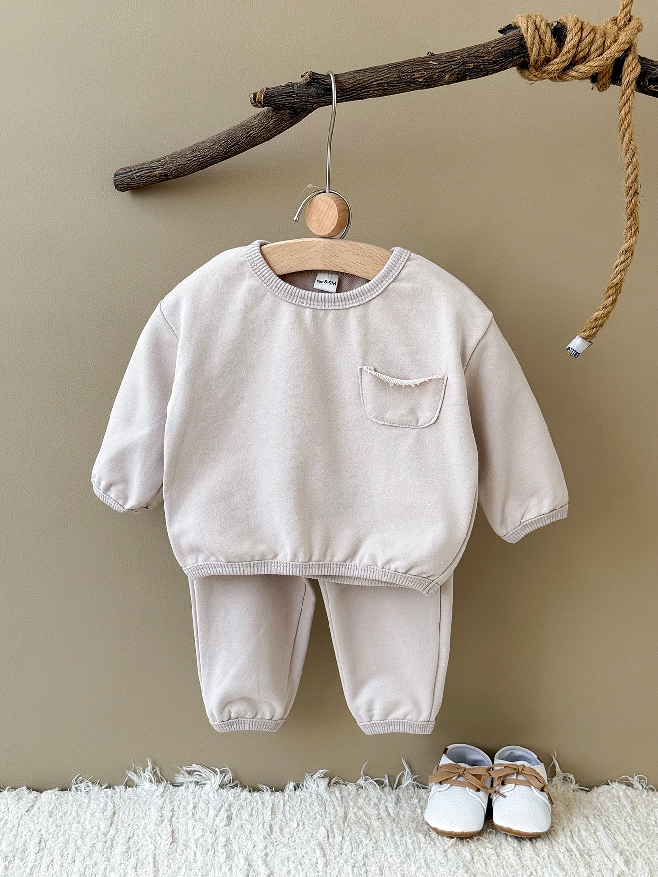 New York Style Sweatshirt & Jogger Pants Set 2 Piece