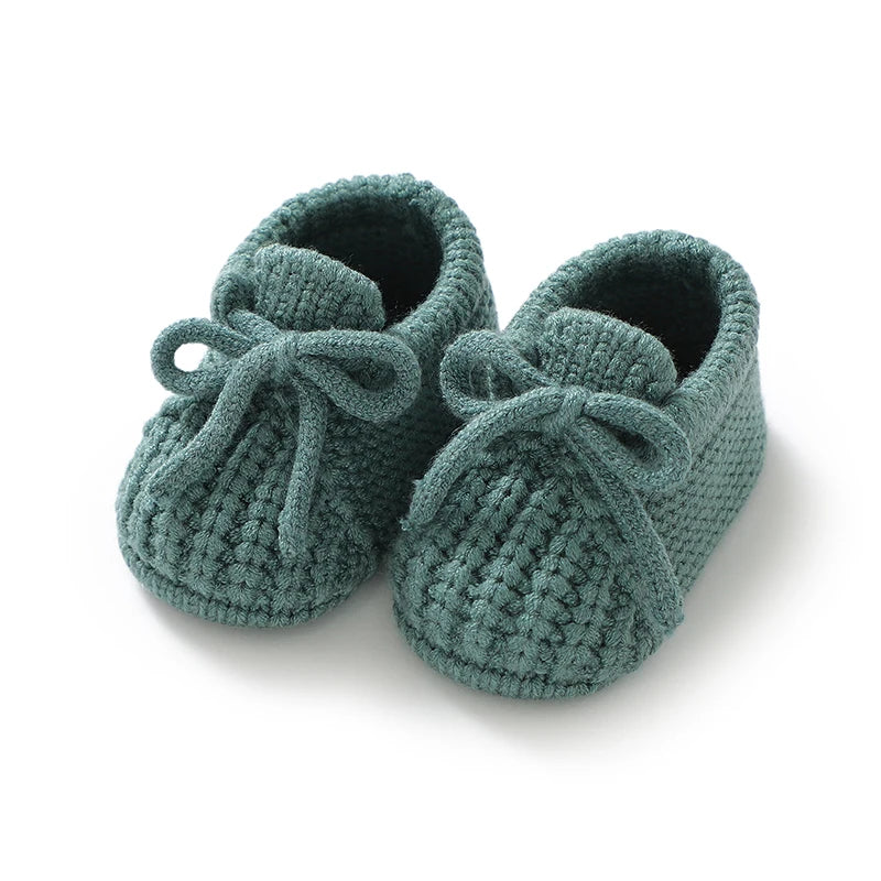 Knitted Baby Booties Shoes