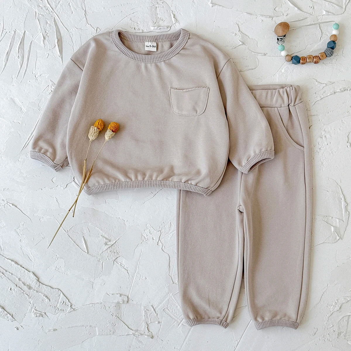 New York Style Sweatshirt & Jogger Pants Set 2 Piece