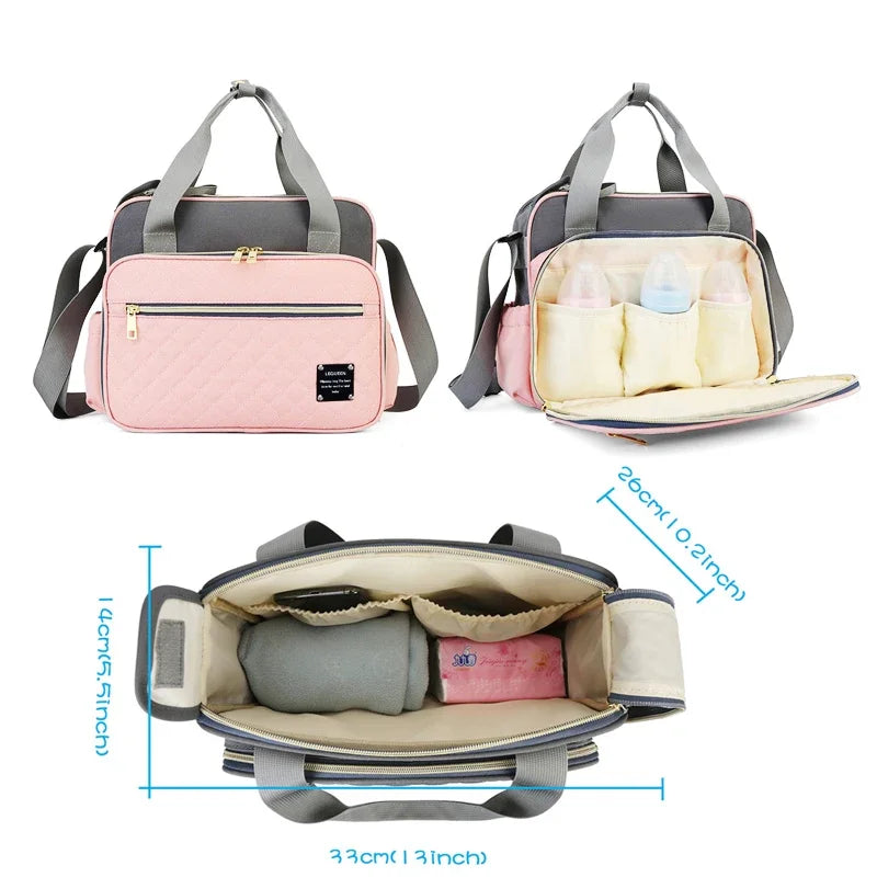 Messenger Diaper Bag - Spacious & Lightweight