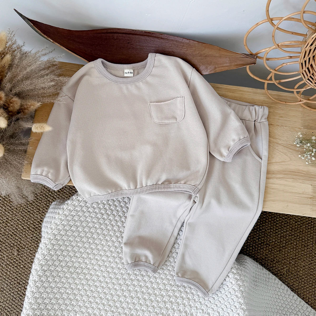New York Style Sweatshirt & Jogger Pants Set 2 Piece