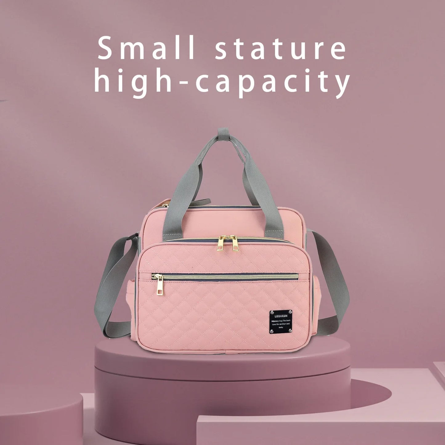Messenger Diaper Bag - Spacious & Lightweight