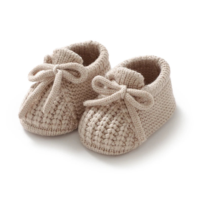 Knitted Baby Booties Shoes