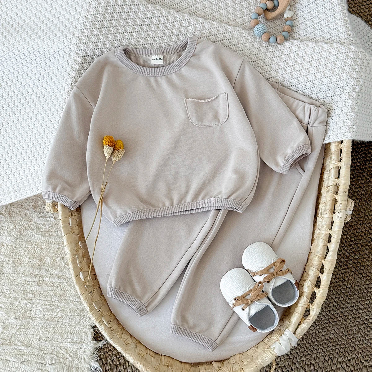 New York Style Sweatshirt & Jogger Pants Set 2 Piece