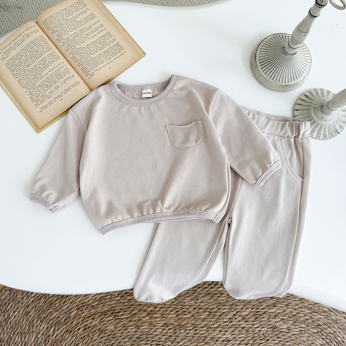 New York Style Sweatshirt & Jogger Pants Set 2 Piece