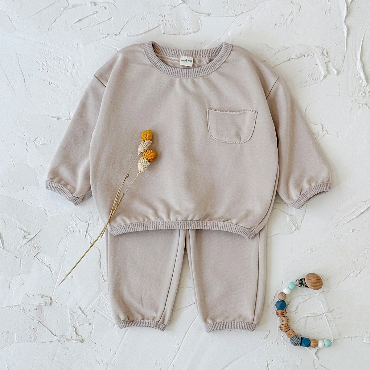 New York Style Sweatshirt & Jogger Pants Set 2 Piece