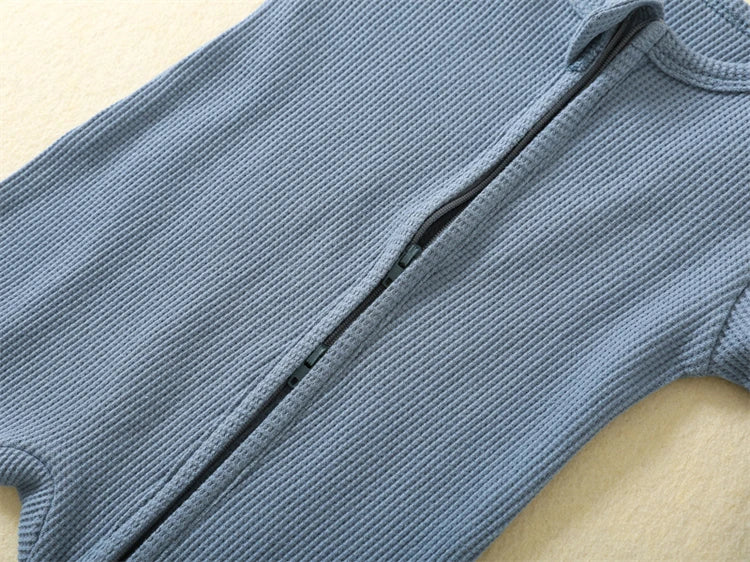 Organic Cotton Baby Rompers Long-Sleeve Pyjamas Sleep Suits Onesie