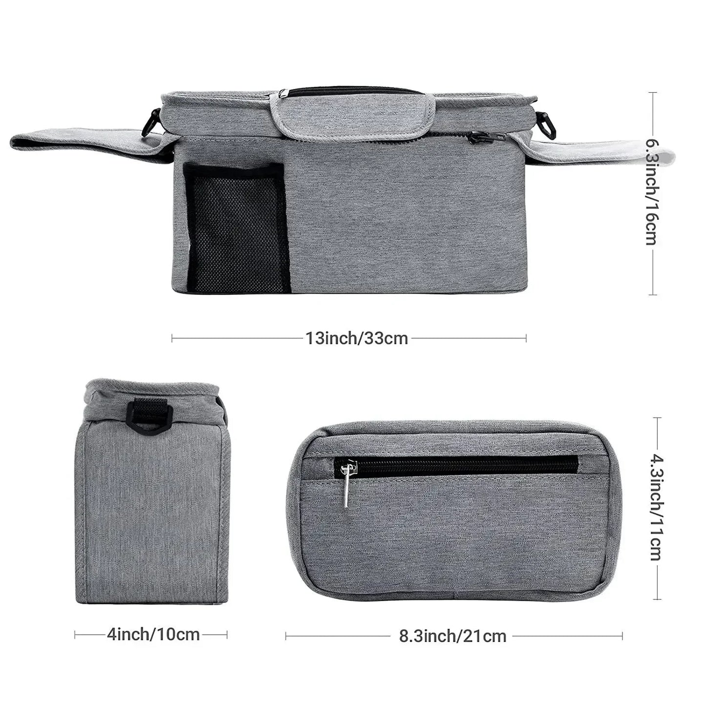 Stroller Caddy Phone and Bottle Holder Accessories
