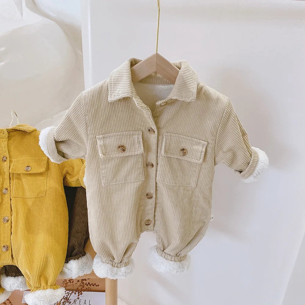 Unisex Long Sleeve Cotton Jumpsuit