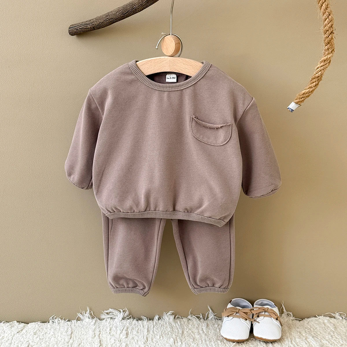 New York Style Sweatshirt & Jogger Pants Set 2 Piece