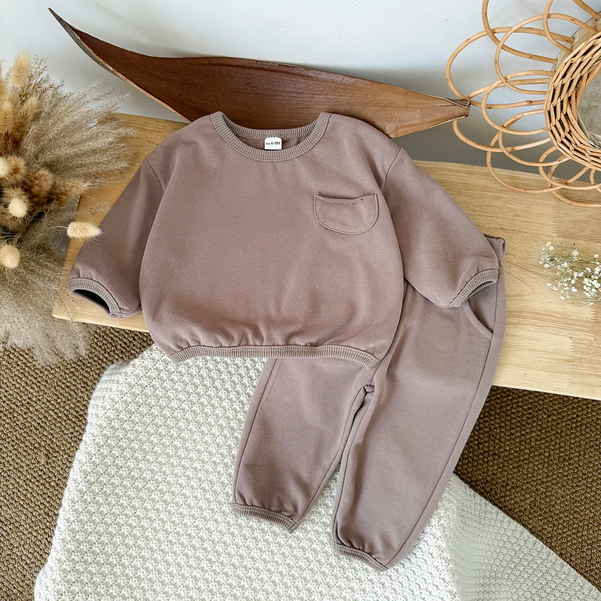 New York Style Sweatshirt & Jogger Pants Set 2 Piece