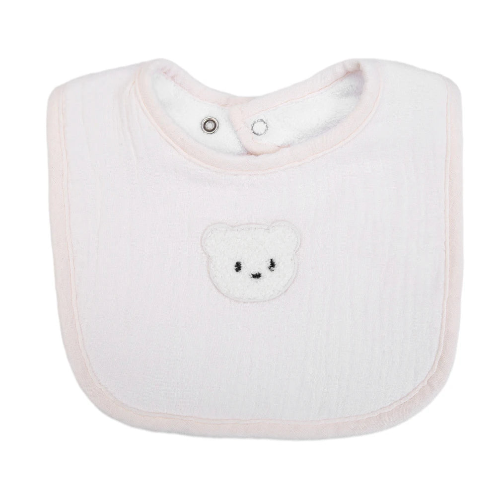 Muslin Cotton U-Absorbent Linen Baby Bib – Adorable Animal Print