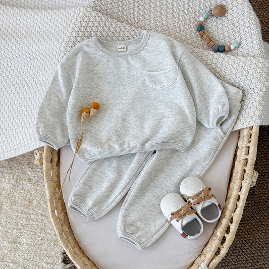 New York Style Sweatshirt & Jogger Pants Set 2 Piece