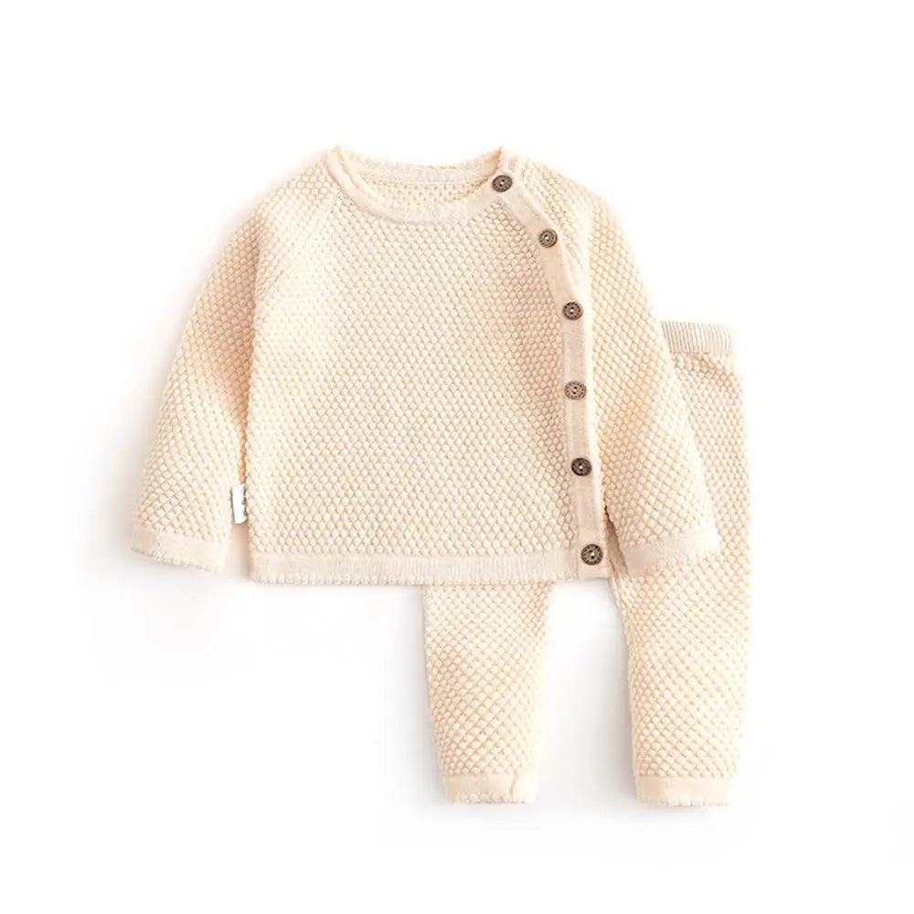 Casual Knitted Two Piece Set
