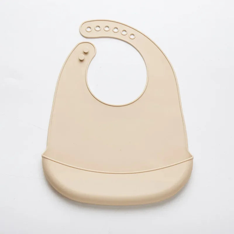 Adjustable Waterproof Silicone Baby Bib