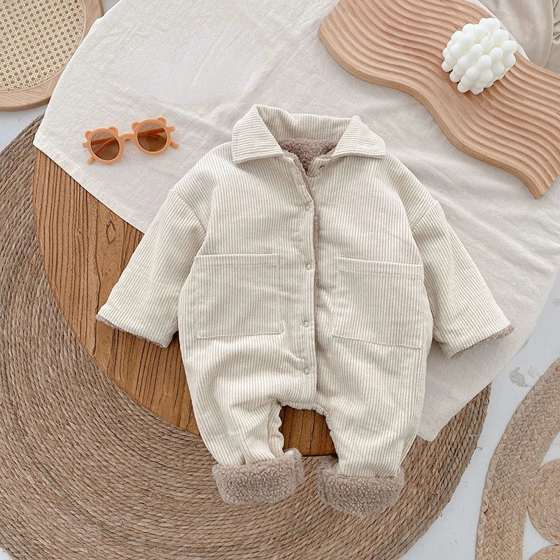 Unisex Long Sleeve Cotton Jumpsuit