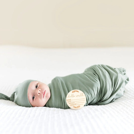 3 Piece Set Newborn Muslin Swaddle