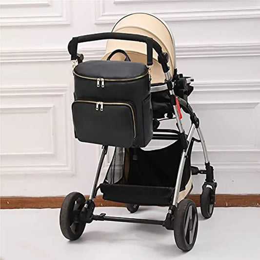 Leather Diaper Bag Backpack – With Accessories