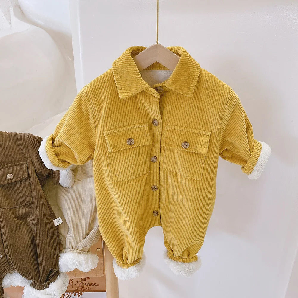 Unisex Long Sleeve Cotton Jumpsuit