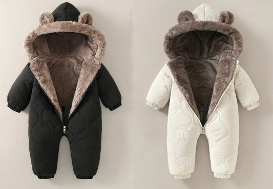 Winter Baby Parka – Hooded Snowsuit