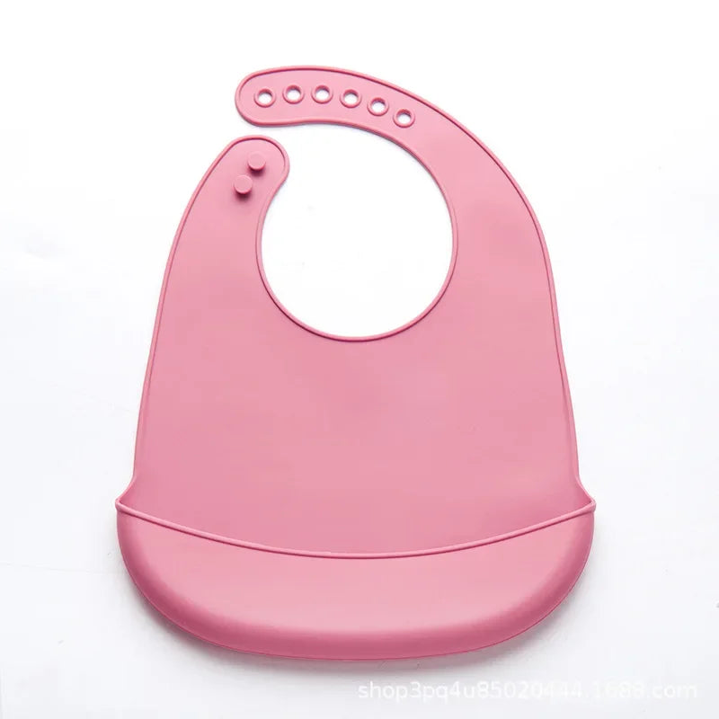 Adjustable Waterproof Silicone Baby Bib