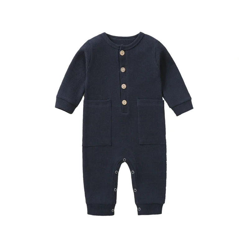 Cotton Long Sleeve Romper