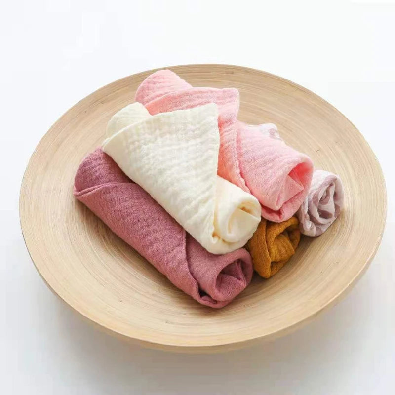 Cotton Square Burp Cloth 5-Piece Set