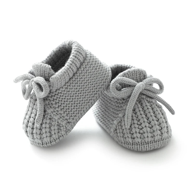 Knitted Baby Booties Shoes