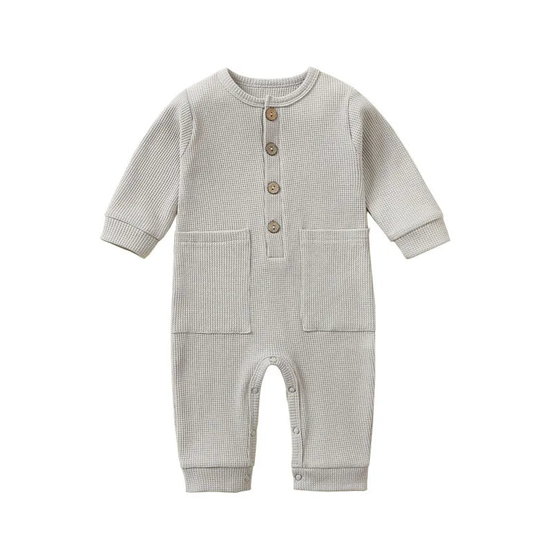 Cotton Long Sleeve Romper
