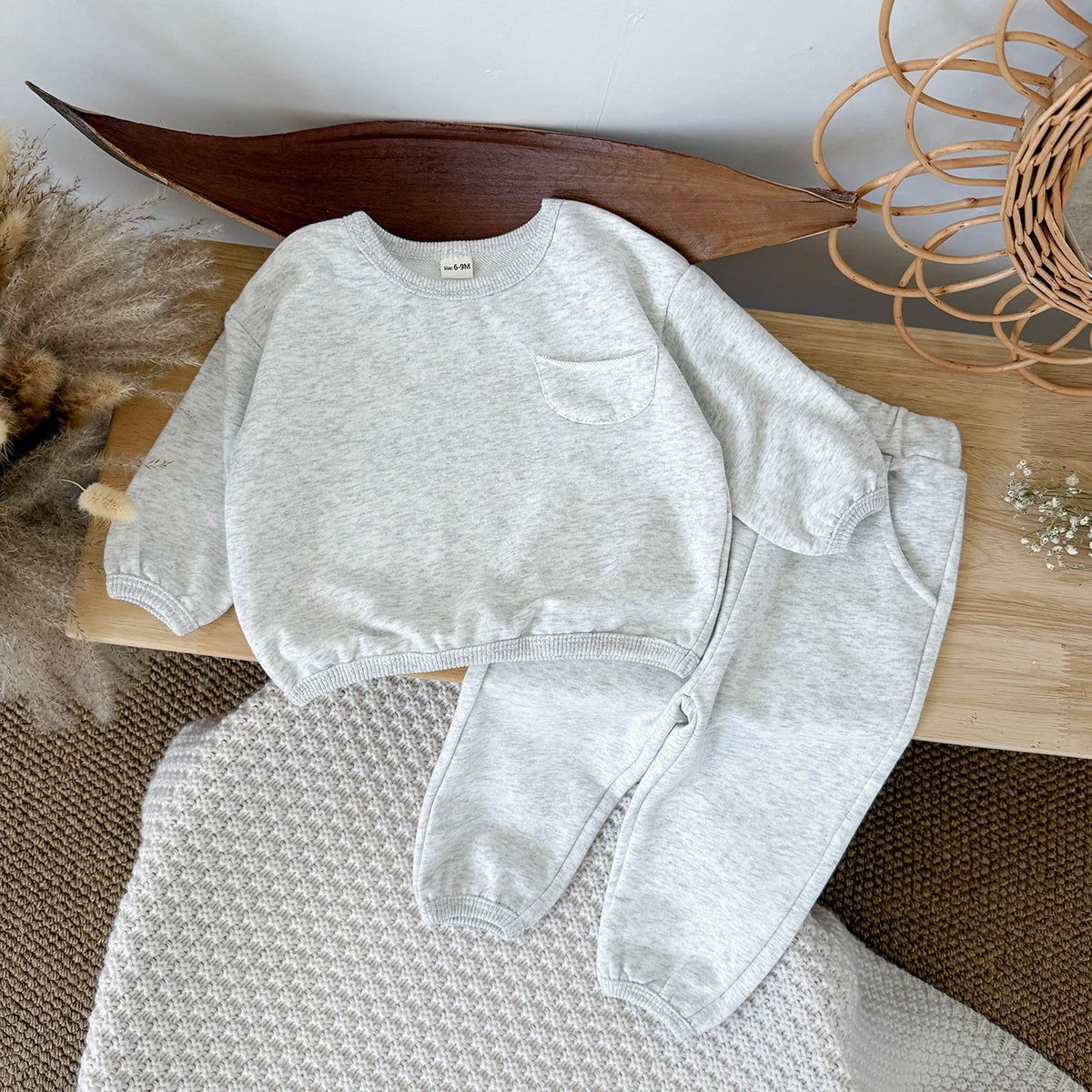 New York Style Sweatshirt & Jogger Pants Set 2 Piece