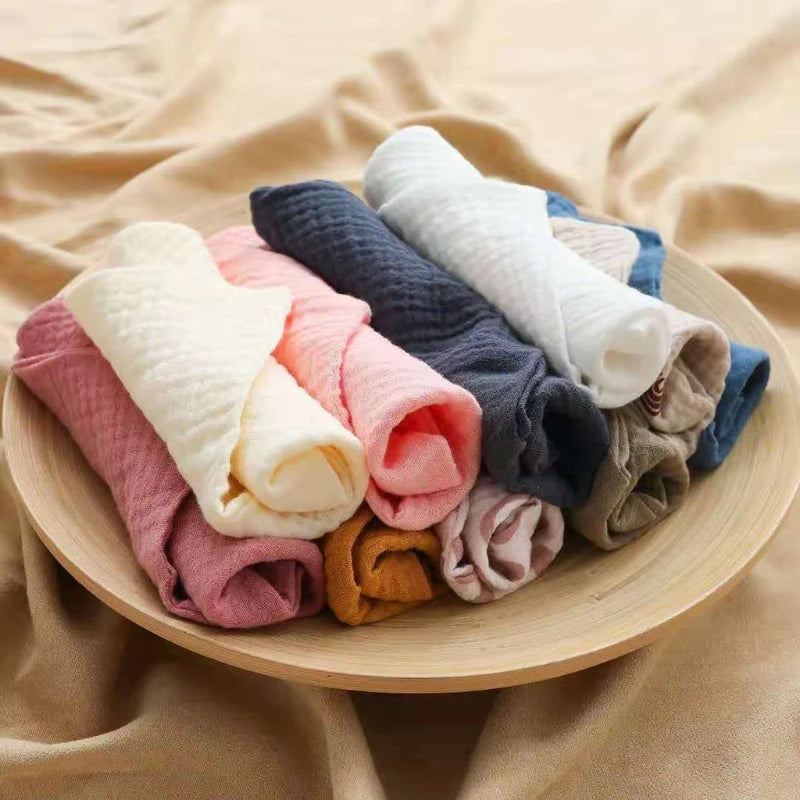Cotton Square Burp Cloth 5-Piece Set