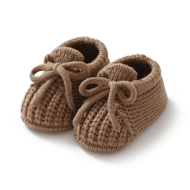 Knitted Baby Booties Shoes