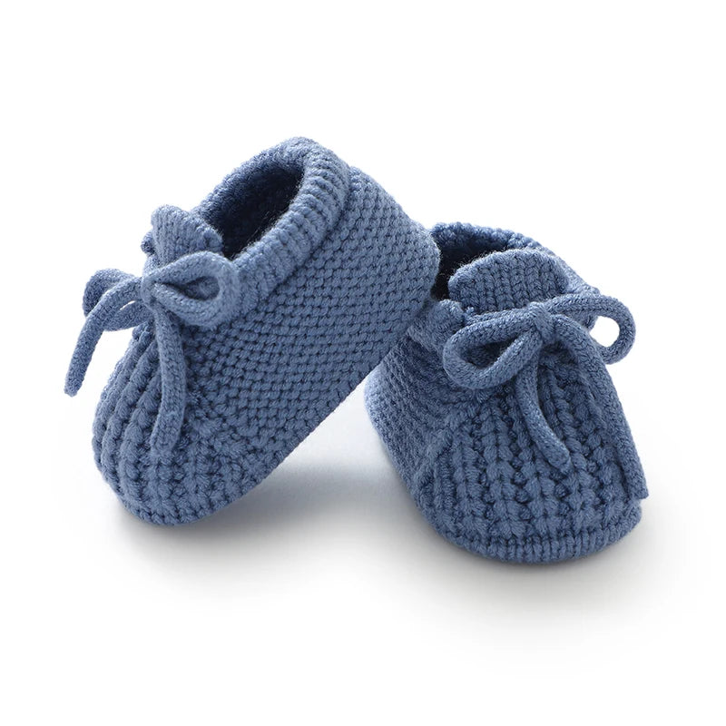Knitted Baby Booties Shoes