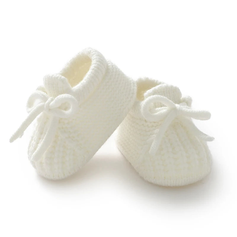 Knitted Baby Booties Shoes