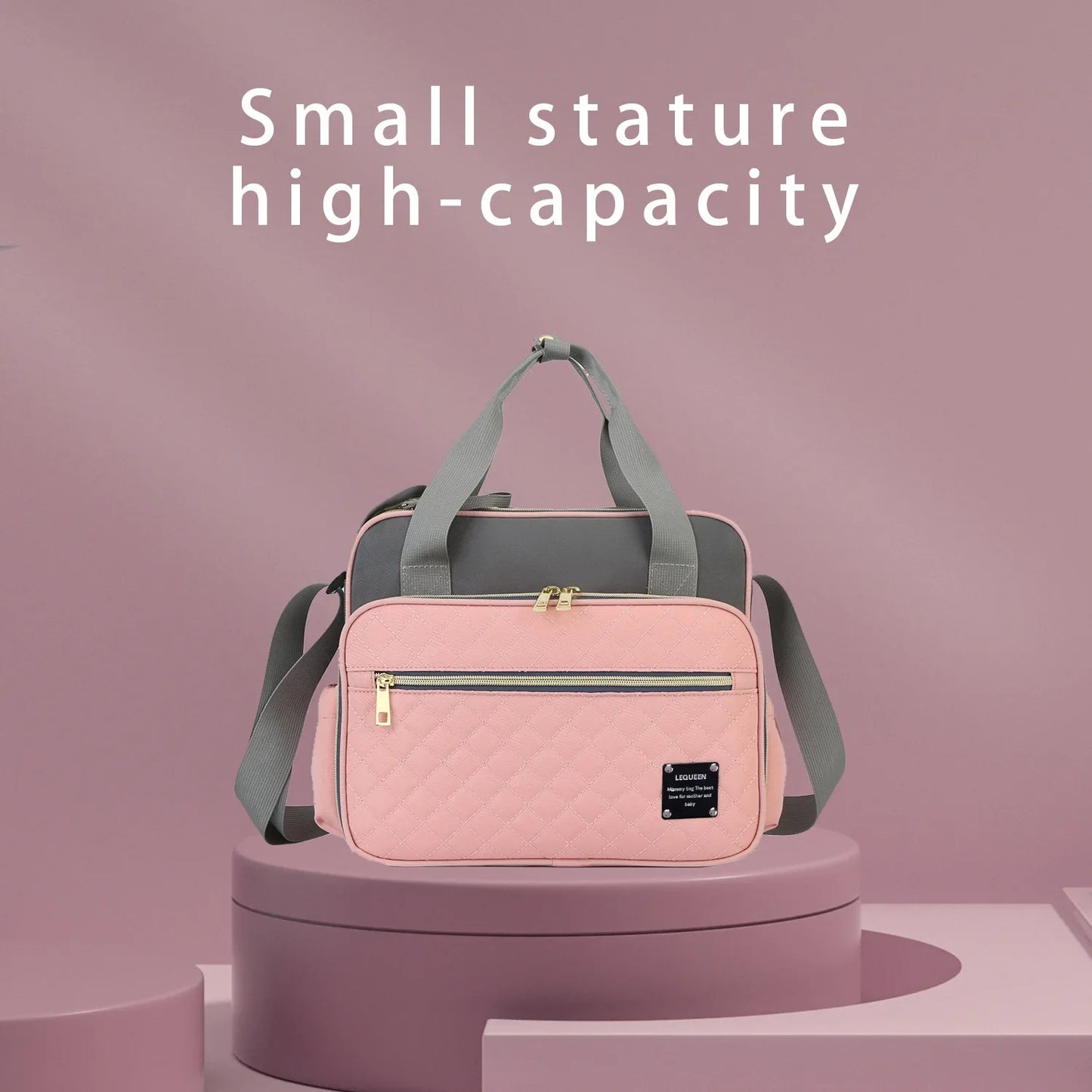 Messenger Diaper Bag - Spacious & Lightweight