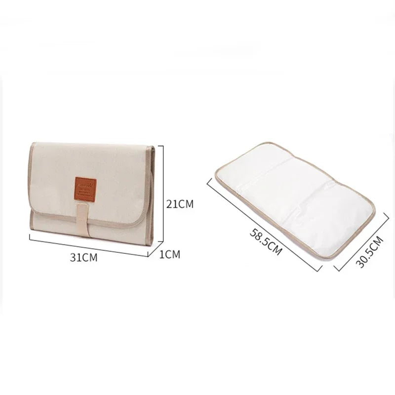 Diaper Travel Changing Mat- Waterproof Foldable Compact