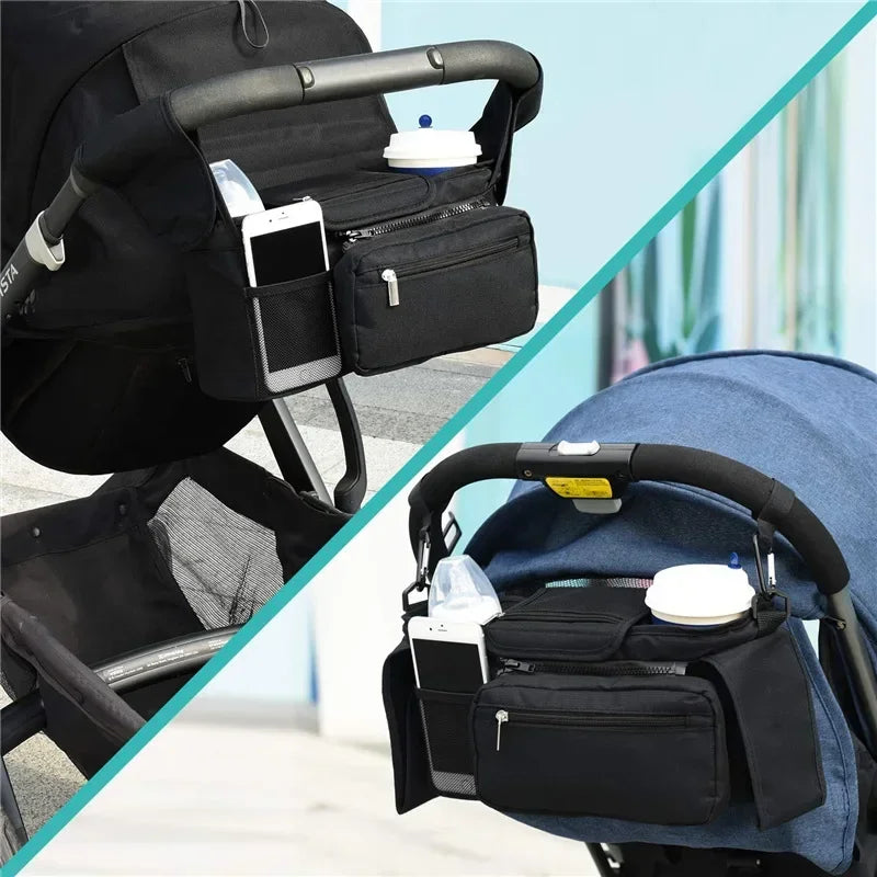Stroller Caddy Phone and Bottle Holder Accessories