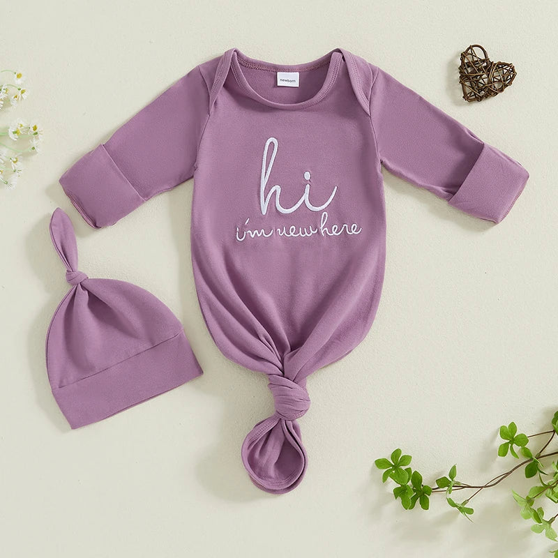 Baby Sleep Sack with Hat Set