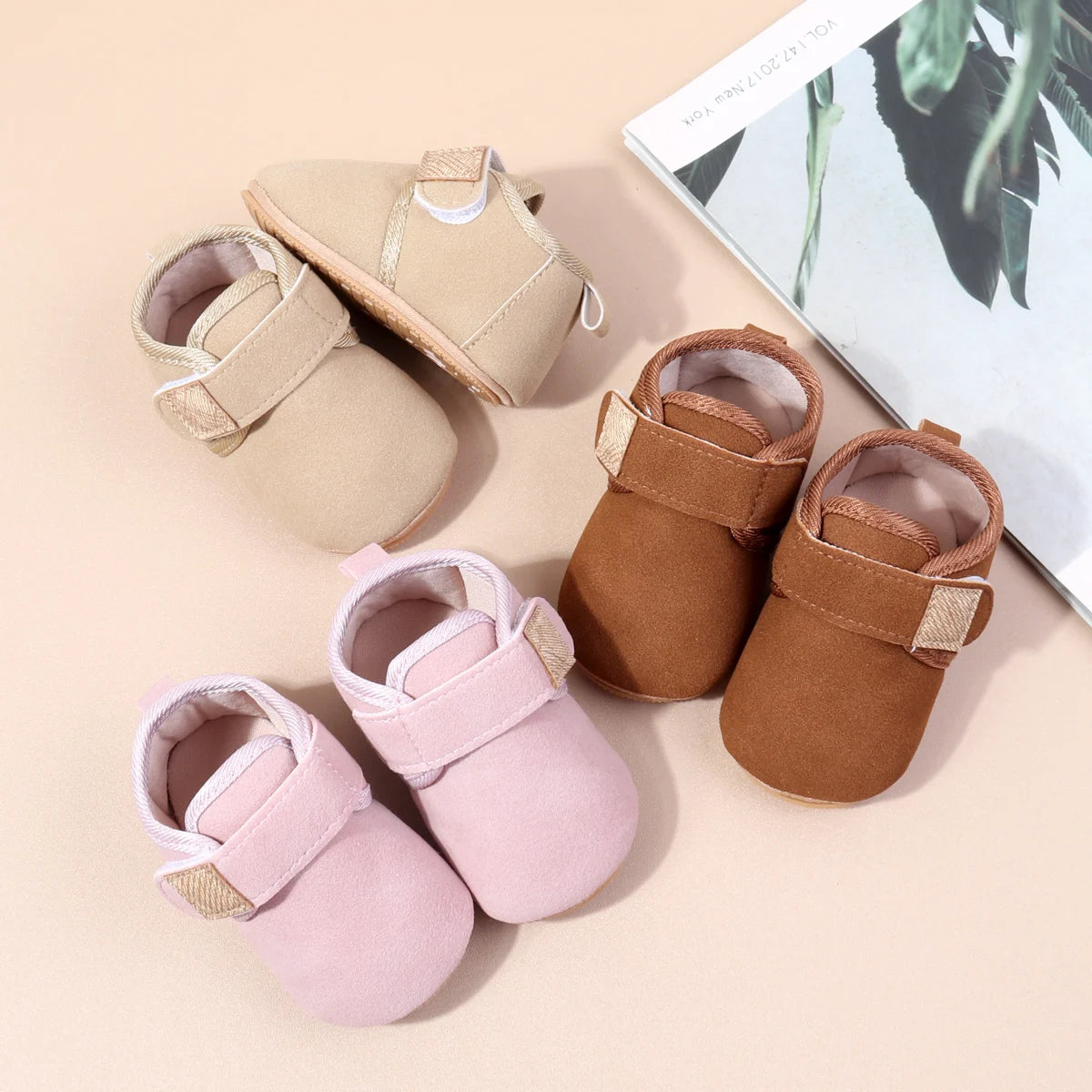 PU Leather First Walker Shoes