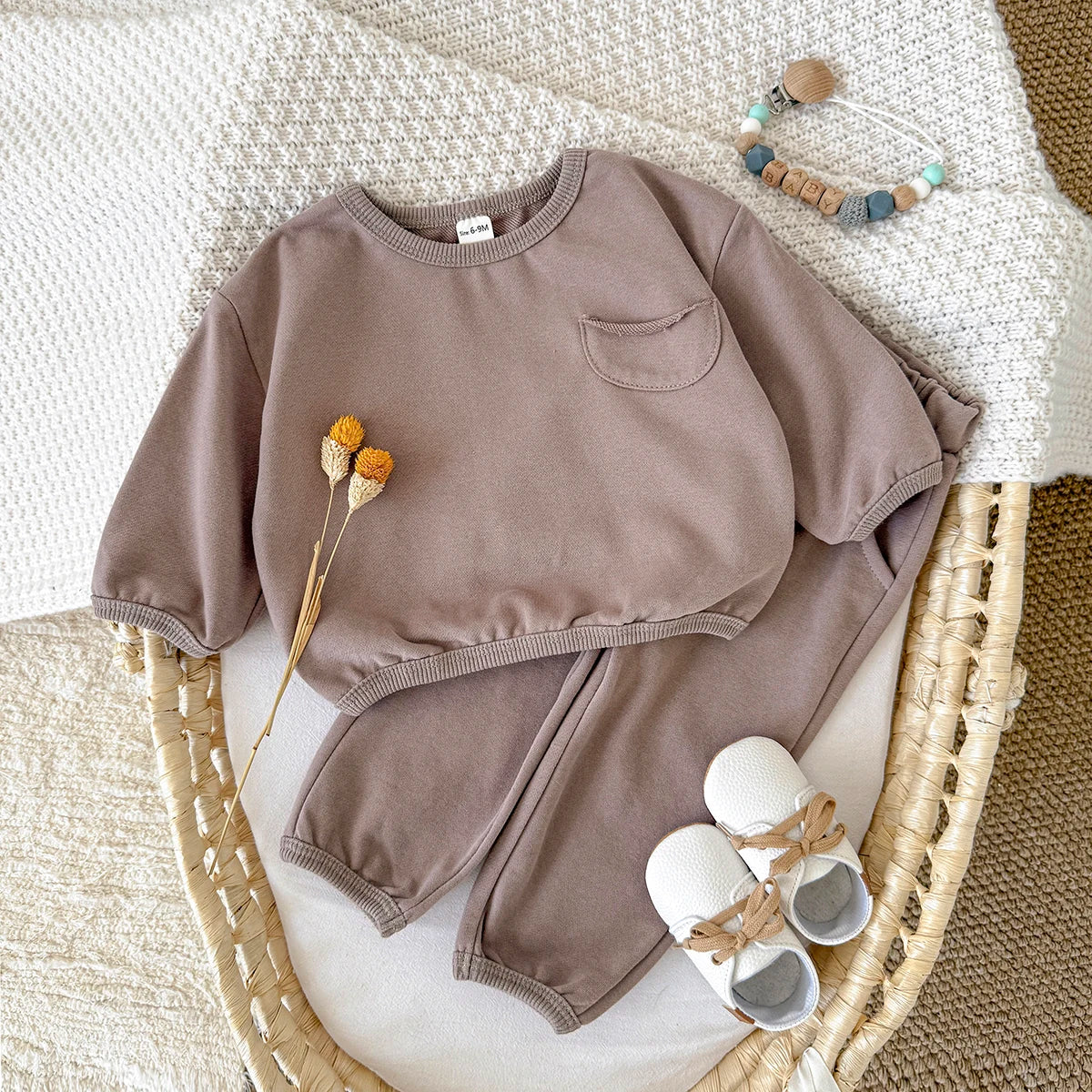 New York Style Sweatshirt & Jogger Pants Set 2 Piece
