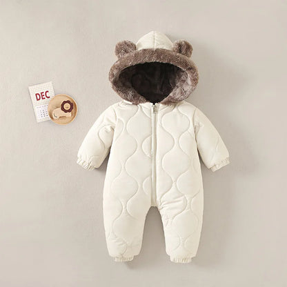 Winter Baby Parka – Hooded Snowsuit