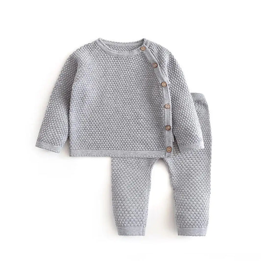 Casual Knitted Two Piece Set