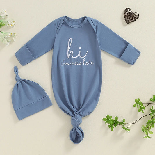 Baby Sleep Sack with Hat Set