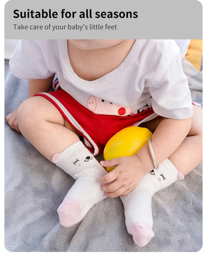5 Pairs Ankle Toddler Socks Cotton Kids Socks – Soft & Durable