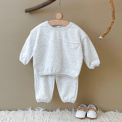 New York Style Sweatshirt & Jogger Pants Set 2 Piece