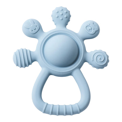 Silicone Teether Rattle & Sensory Toy