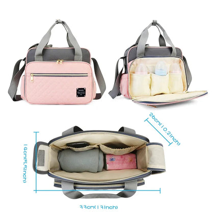Messenger Diaper Bag - Spacious & Lightweight
