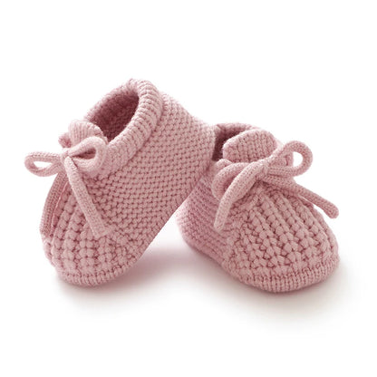 Knitted Baby Booties Shoes